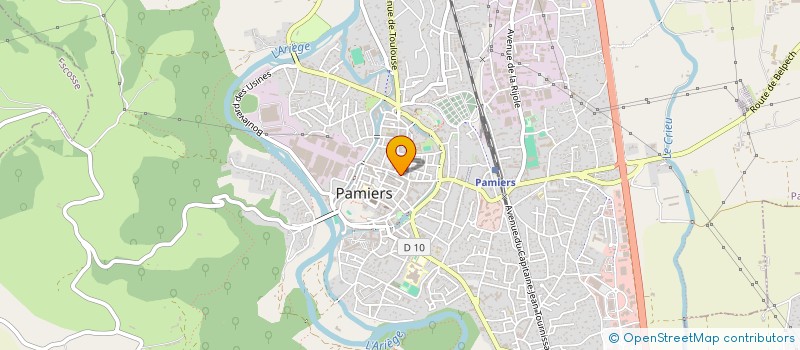 localisation de l'entreprise SARL AGORA à PAMIERS