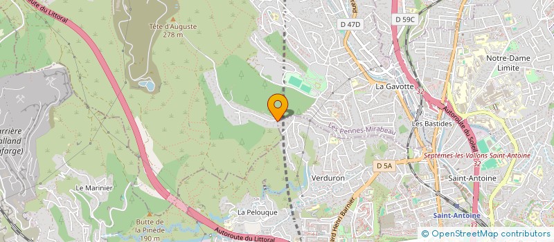 localisation de l'entreprise SARL AGR à LES PENNES-MIRABEAU
