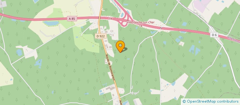 localisation de l'entreprise SARL AGREMENTS DE L'HABITAT à VILLEFRANCHE SUR CHER
