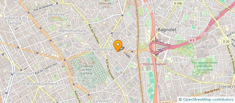 localisation de l'entreprise SARL AGREMO-FRUITS-DISTRIBUTION  PARIS