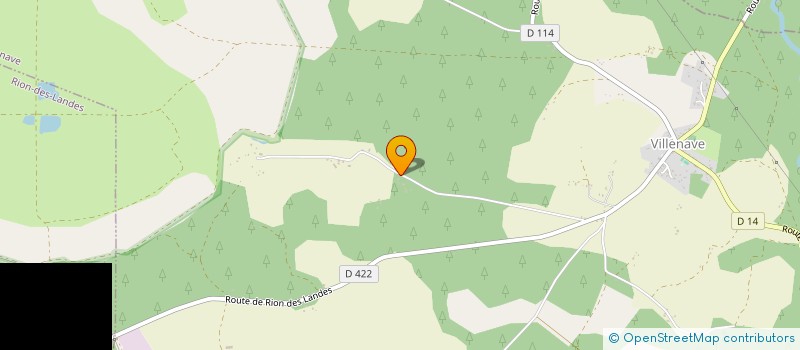 localisation de l'entreprise SARL AGRI LANDES SERVICE  VILLENAVE