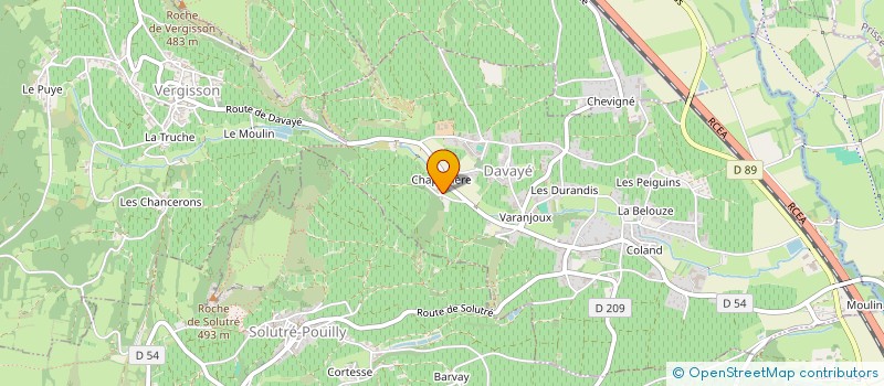localisation de l'entreprise SARL AGRI-MAUGUIN à BERZE-LE-CHATEL