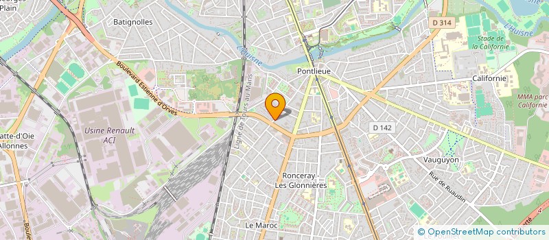 localisation de l'entreprise SARL AGRI NEGOCE à LE MANS