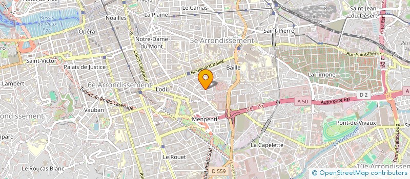 localisation de l'entreprise SARL AGRI-VIGNE à MARSEILLE