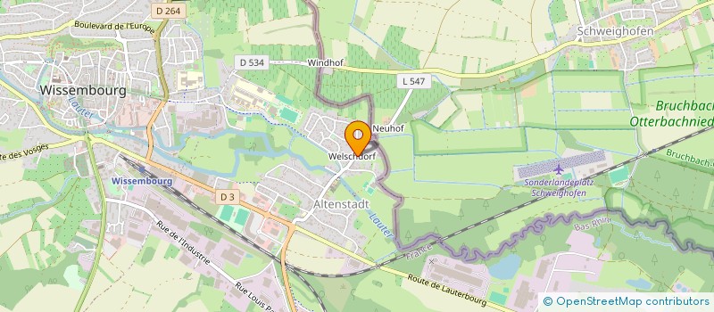 localisation de l'entreprise SARL AGRI-WEIGEL  SALMBACH