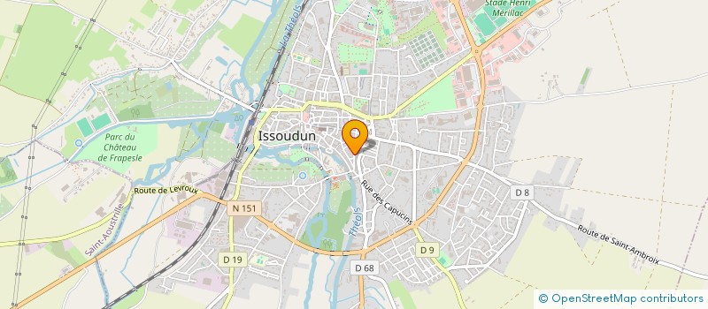 localisation de l'entreprise SARL AGRIBER à ISSOUDUN
