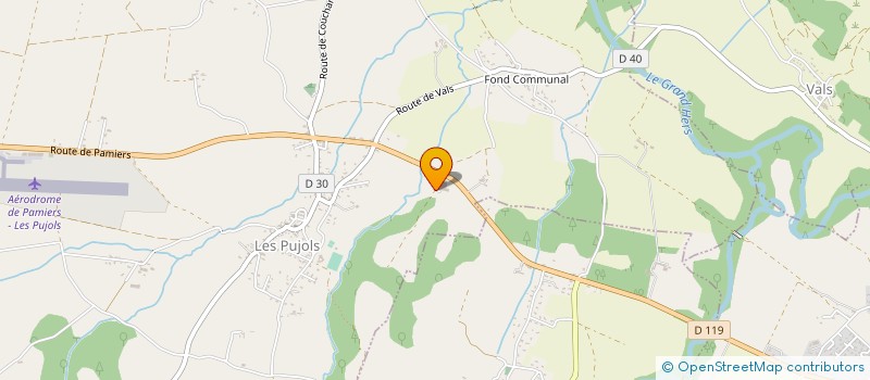 localisation de l'entreprise SARL AGRIMONT à LES PUJOLS