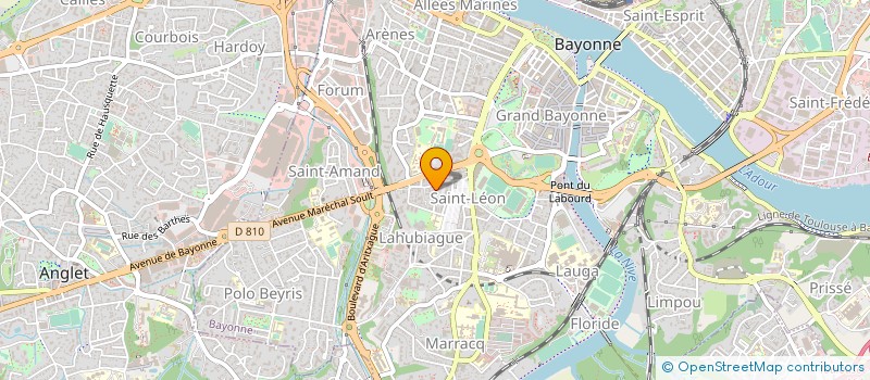 localisation de l'entreprise SARL AGRIVER à BAYONNE