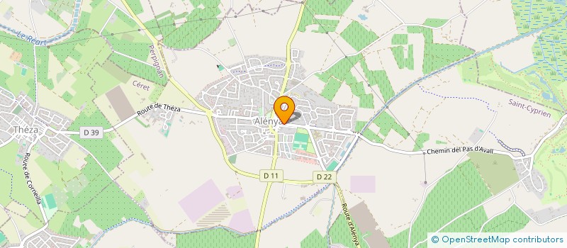 localisation de l'entreprise SARL AGRO GESTION  LATOUR-BAS-ELNE