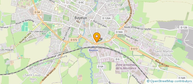 localisation de l'entreprise SARL AGRONA  BAYEUX