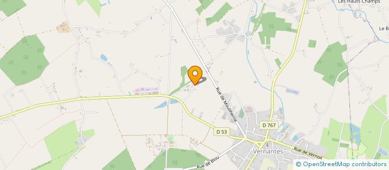 localisation de l'entreprise SARL AGROWCO  INT  NOYANT-VILLAGES