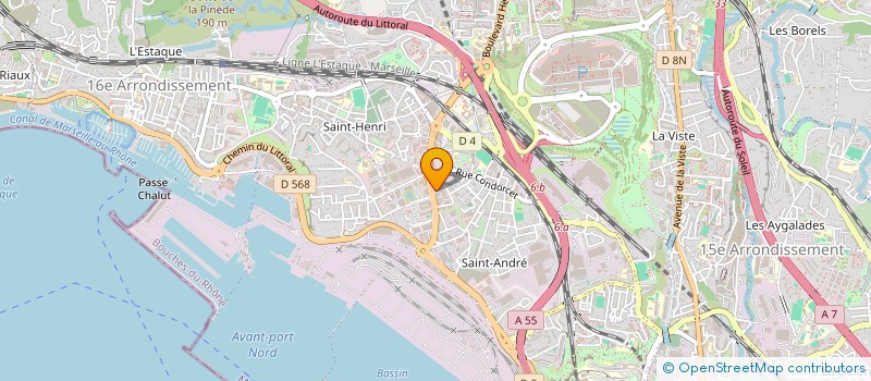 localisation de l'entreprise SARL AGS MULTISERVICES  MARSEILLE