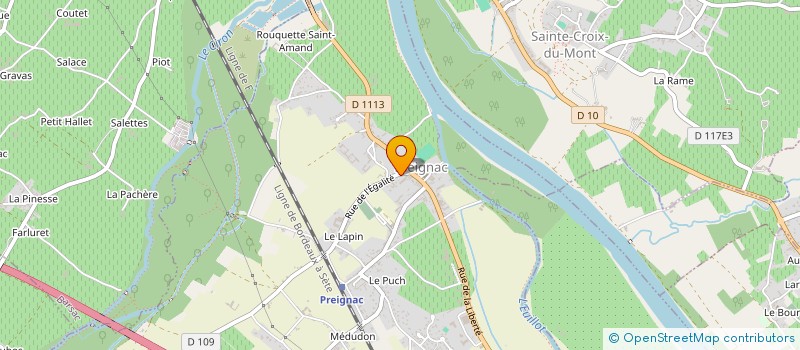localisation de l'entreprise SARL AGS PISCINES à MAZERES