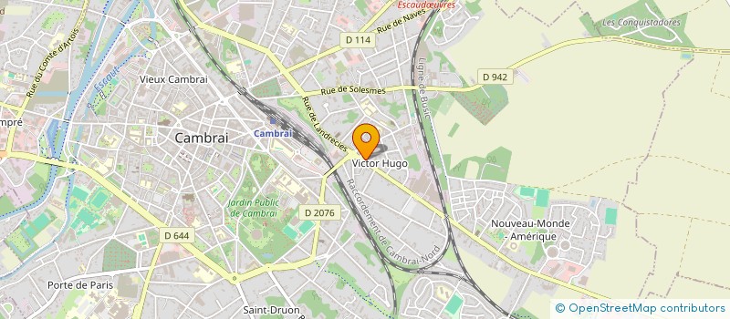 localisation de l'entreprise SARL AGSI à CAMBRAI