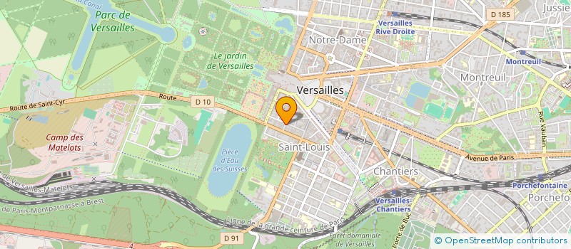 localisation de l'entreprise SARL AGUIAR à VERSAILLES