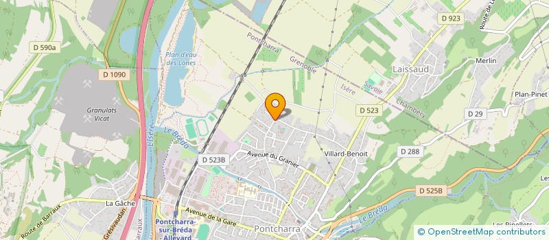 localisation de l'entreprise SARL AGULHON  MONTMELIAN