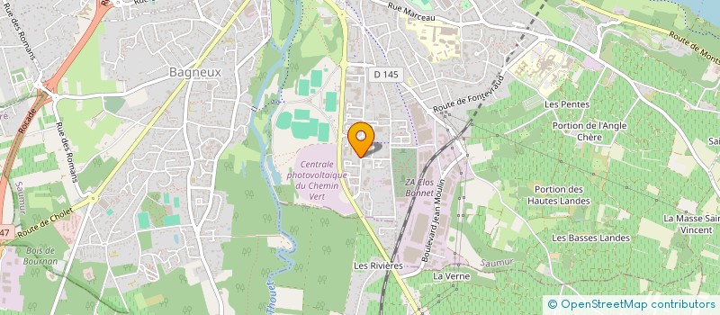 localisation de l'entreprise SARL AH QUE TIFS  SAUMUR