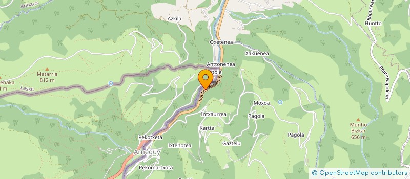 localisation de l'entreprise SARL AHADO XAVIER  ARNEGUY