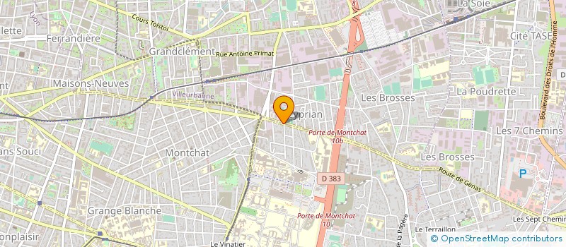 localisation de l'entreprise SARL AHB à BRON