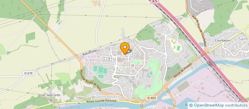 localisation de l'entreprise SARL AHI-EVRAN à MONTEREAU-FAULT-YONNE