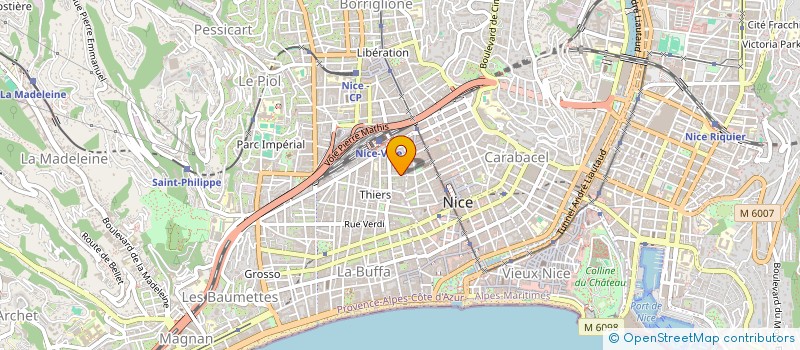 localisation de l'entreprise SARL AHLEM à NICE