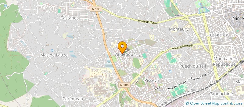 localisation de l'entreprise SARL AHMVER à NIMES