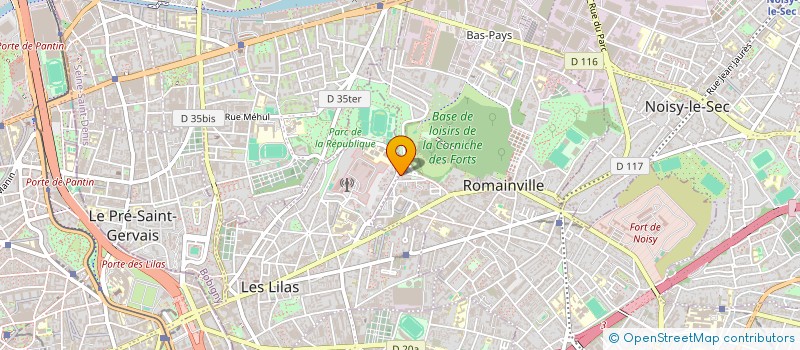 localisation de l'entreprise SARL AICHA à ROMAINVILLE