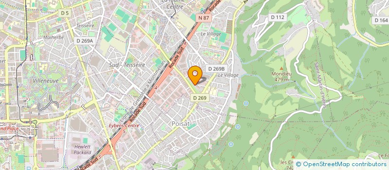 localisation de l'entreprise SARL AIGLE SERVICES  SAINT-MARTIN-D'HERES