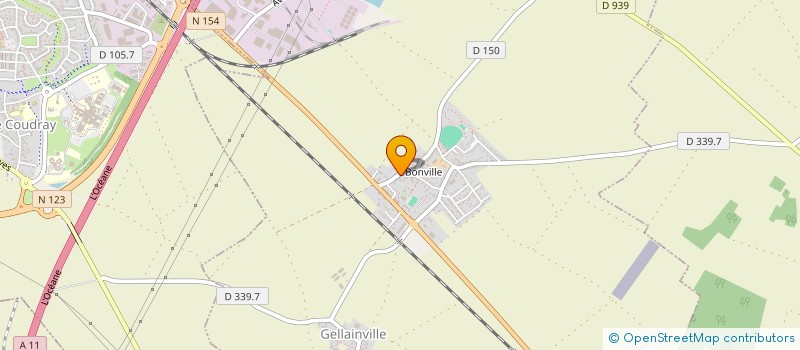 localisation de l'entreprise SARL AIGLEHOUX à GELLAINVILLE