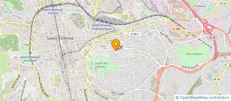 localisation de l'entreprise SARL AILT à SAINT-ETIENNE