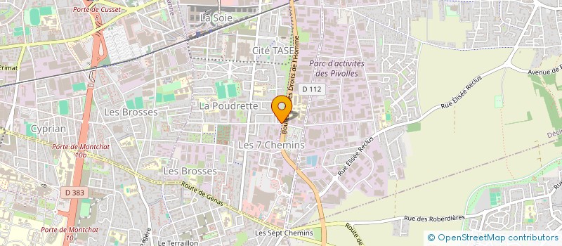 localisation de l'entreprise SARL AINA à VAULX-EN-VELIN