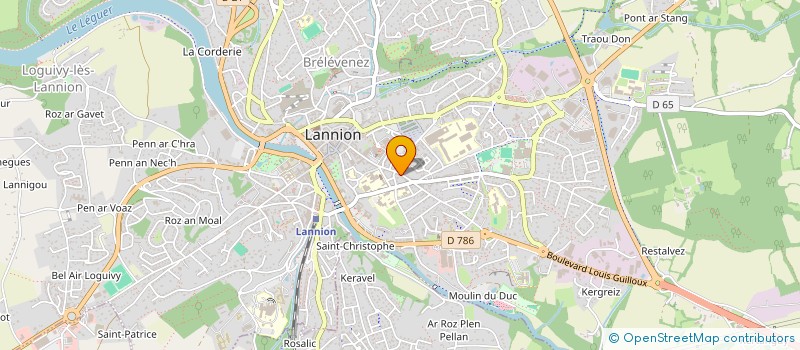 localisation de l'entreprise SARL AIR HABITAT à LANNION