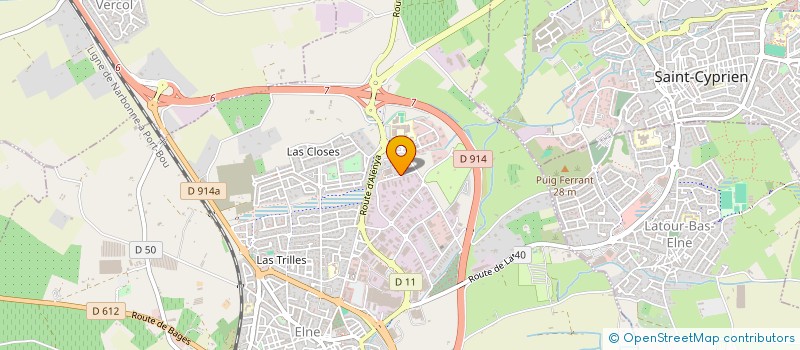 localisation de l'entreprise SARL AIR-ONE  ELNE