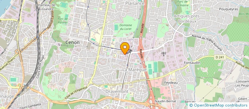 localisation de l'entreprise SARL AIR PLUS  CENON