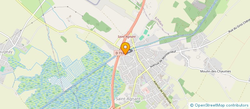 localisation de l'entreprise SARL AIR POITOU CHARENTES à SAINT-AGNANT