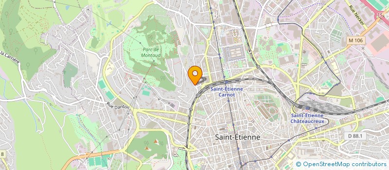 localisation de l'entreprise SARL AIRACTIF  SAINT-ETIENNE