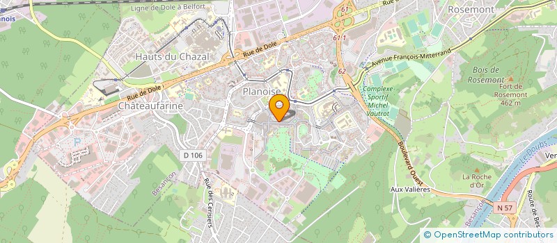 localisation de l'entreprise SARL AISSAOUI à BESANCON