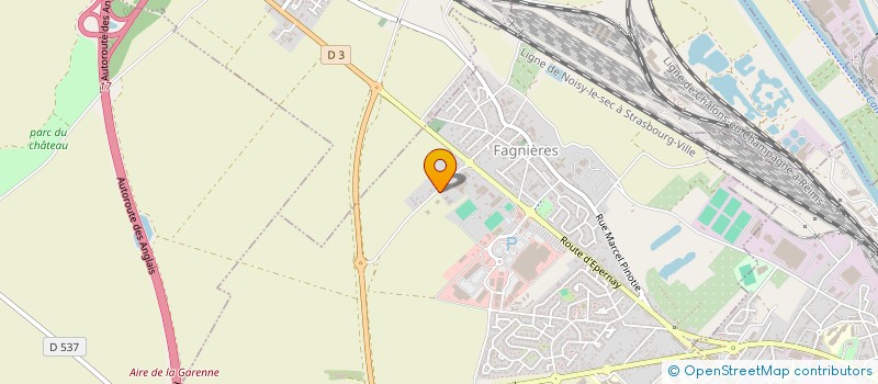 localisation de l'entreprise SARL AJ LOCATION  FAGNIERES