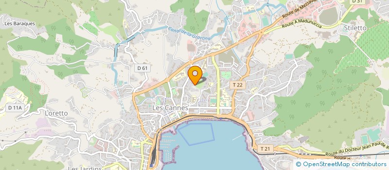 localisation de l'entreprise SARL AJACCIENNE TECHNIQUE AUTO à AJACCIO