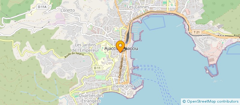 localisation de l'entreprise SARL AJACCIO PRESSING à AJACCIO