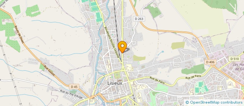 localisation de l'entreprise SARL AJC  LISIEUX