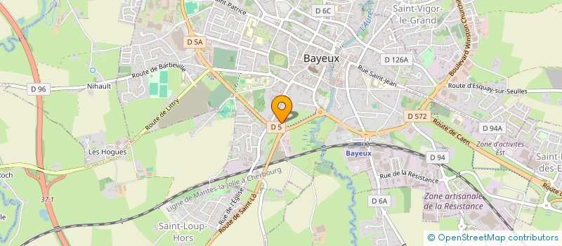 localisation de l'entreprise SARL AJCC à BAYEUX