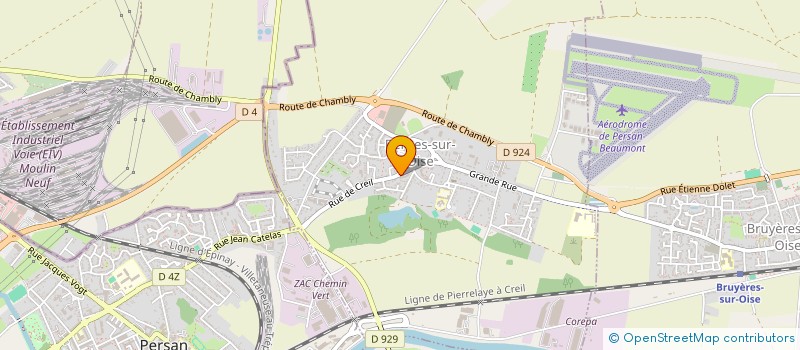 localisation de l'entreprise SARL AJL MULTI FACES  BERNES-SUR-OISE
