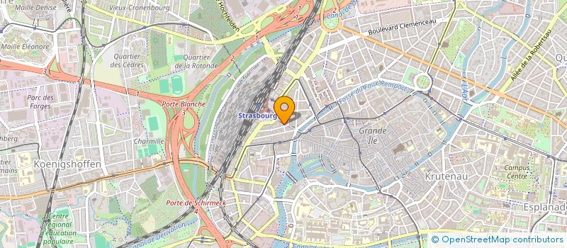 localisation de l'entreprise SARL AK  STRASBOURG