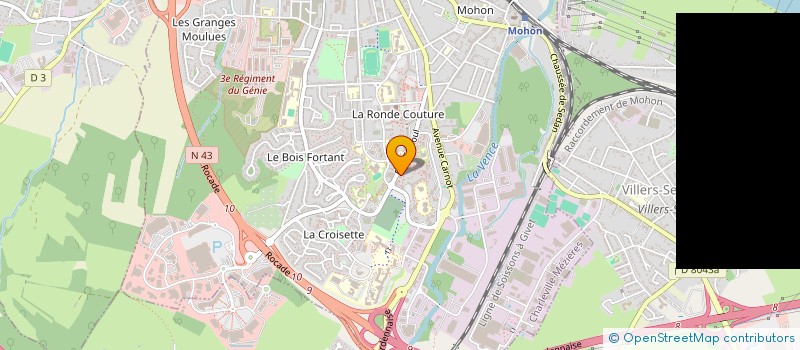 localisation de l'entreprise SARL AK'ETANCHE  CHARLEVILLE-MEZIERES