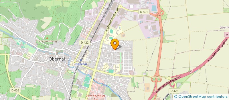 localisation de l'entreprise SARL AKBAS à OBERNAI