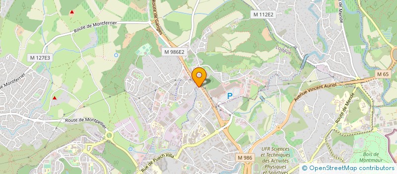 localisation de l'entreprise SARL AKE AUTO à MONTPELLIER