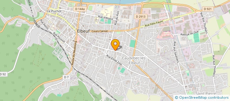 localisation de l'entreprise SARL AKFA à CAUDEBEC-LES-ELBEUF