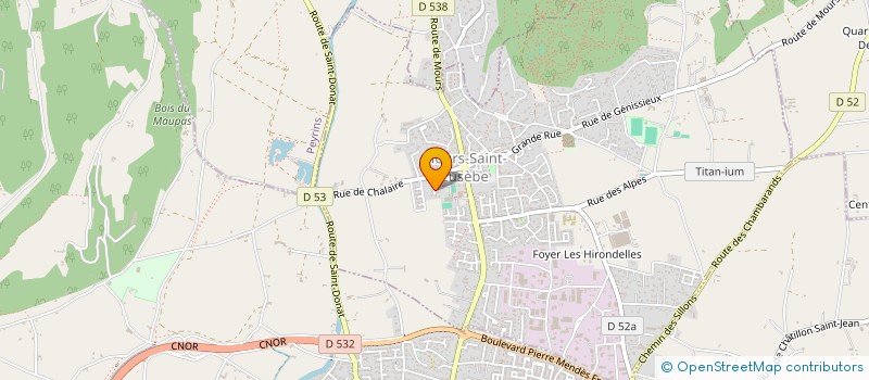 localisation de l'entreprise SARL AKSA EQUIPEMENT  MOURS-SAINT-EUSEBE