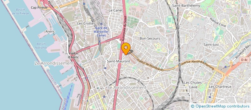 localisation de l'entreprise SARL AKTAS MEDITERRANEE à MARSEILLE